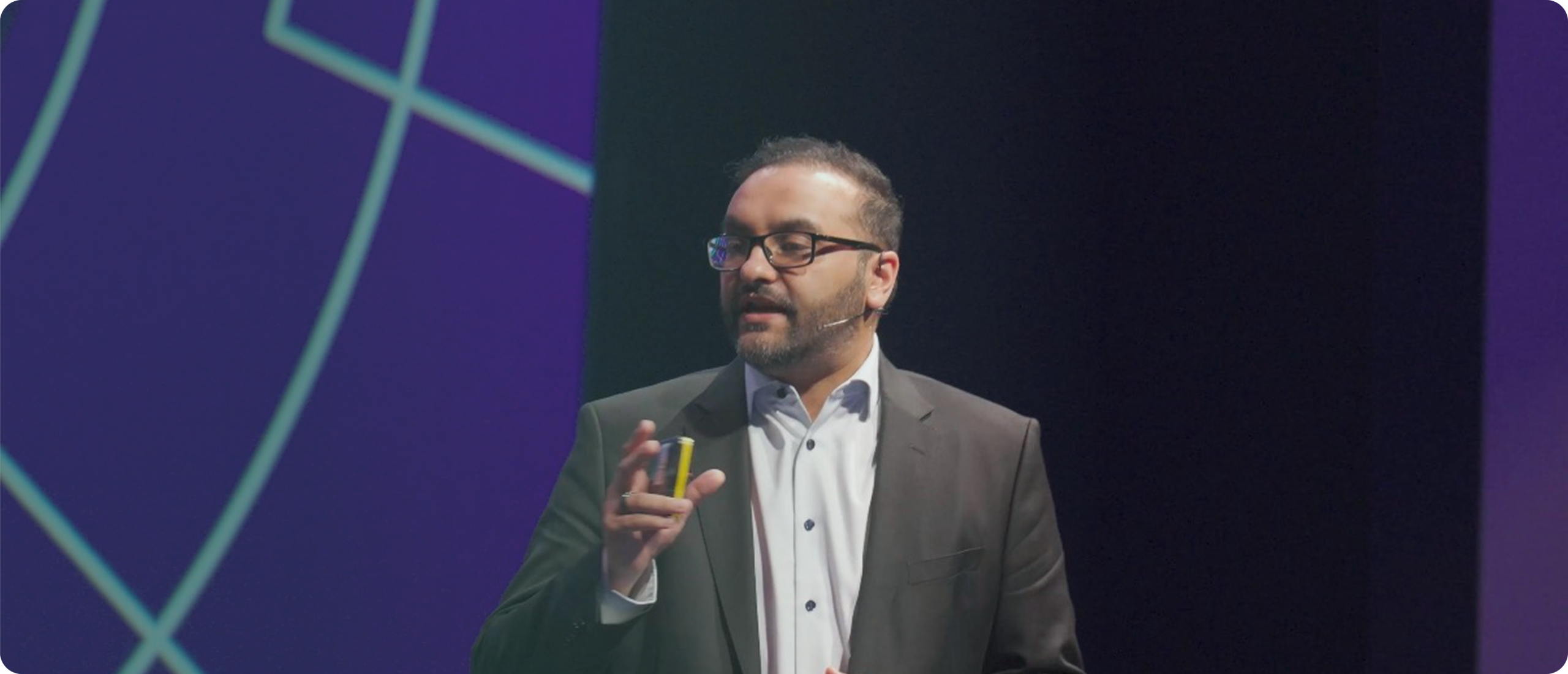 Umar Gill, who has run sales kickoffs from 200 to over 1,500 people