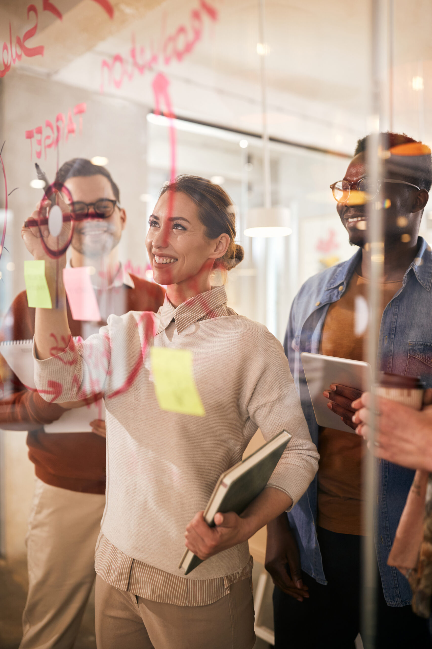 Compose Sales Partners working with a client leadership team during a COMPOSE Sales Diagnostic